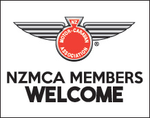 Sign - NZMCA Members Welcome